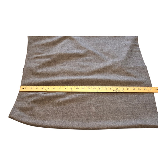 Talbots Womens Pencil Skirt Size 14W Gray Wool Blend Below Knee Professional - Picture 8 of 10